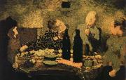 Edouard Vuillard A meal oil